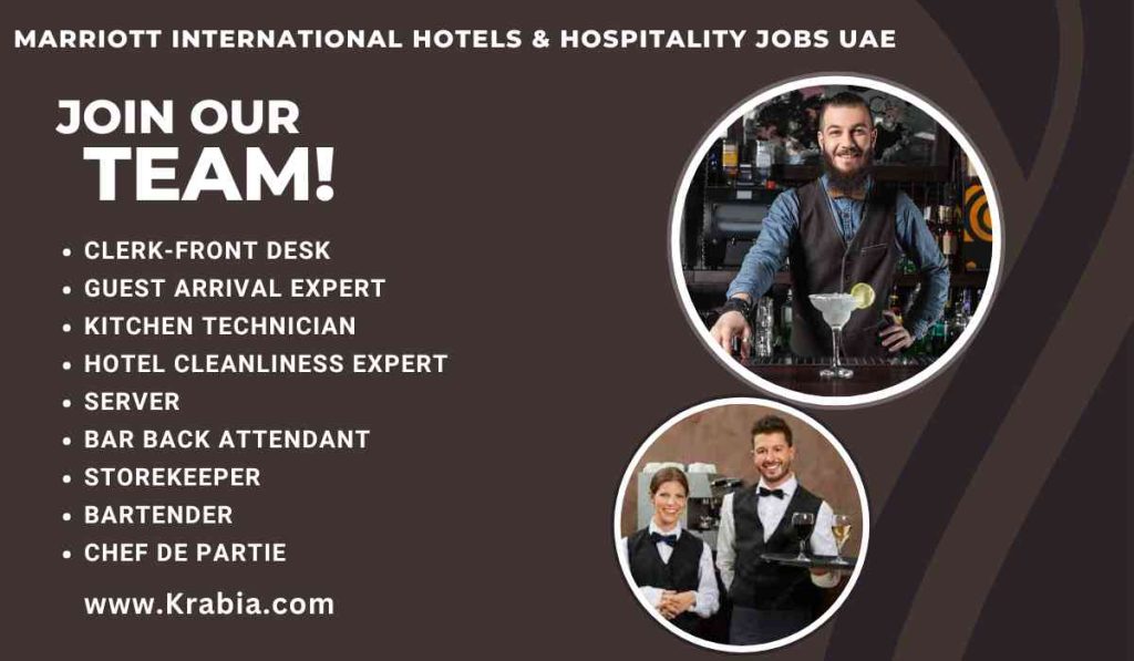 Marriott International Hotels & Hospitality Jobs UAE