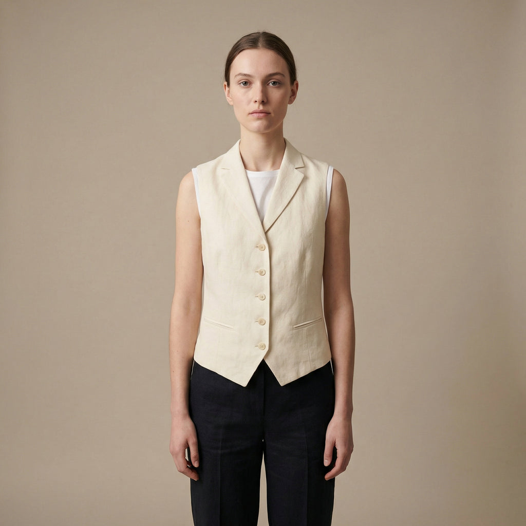 Vesta v pánském stylu s nastavitelným páskem