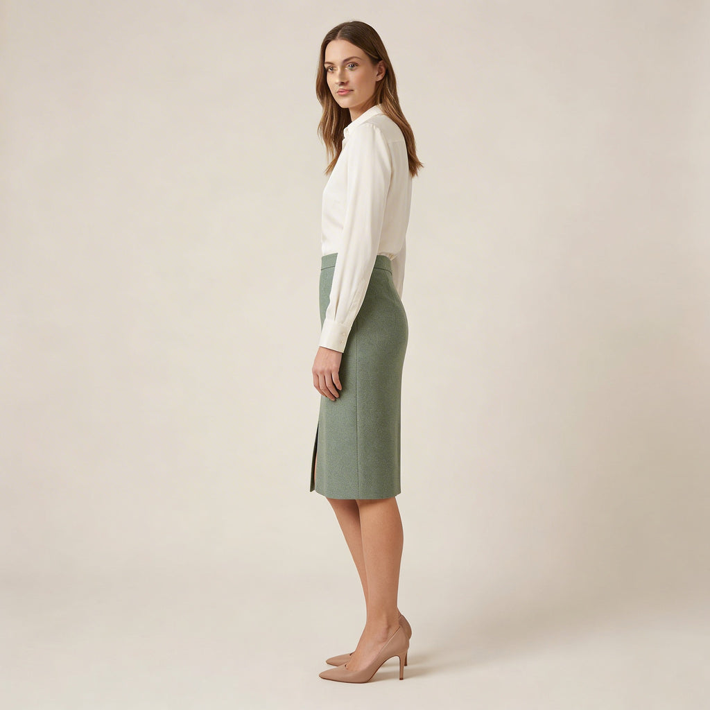 Pouzdrová sukně s decentním rozparkem