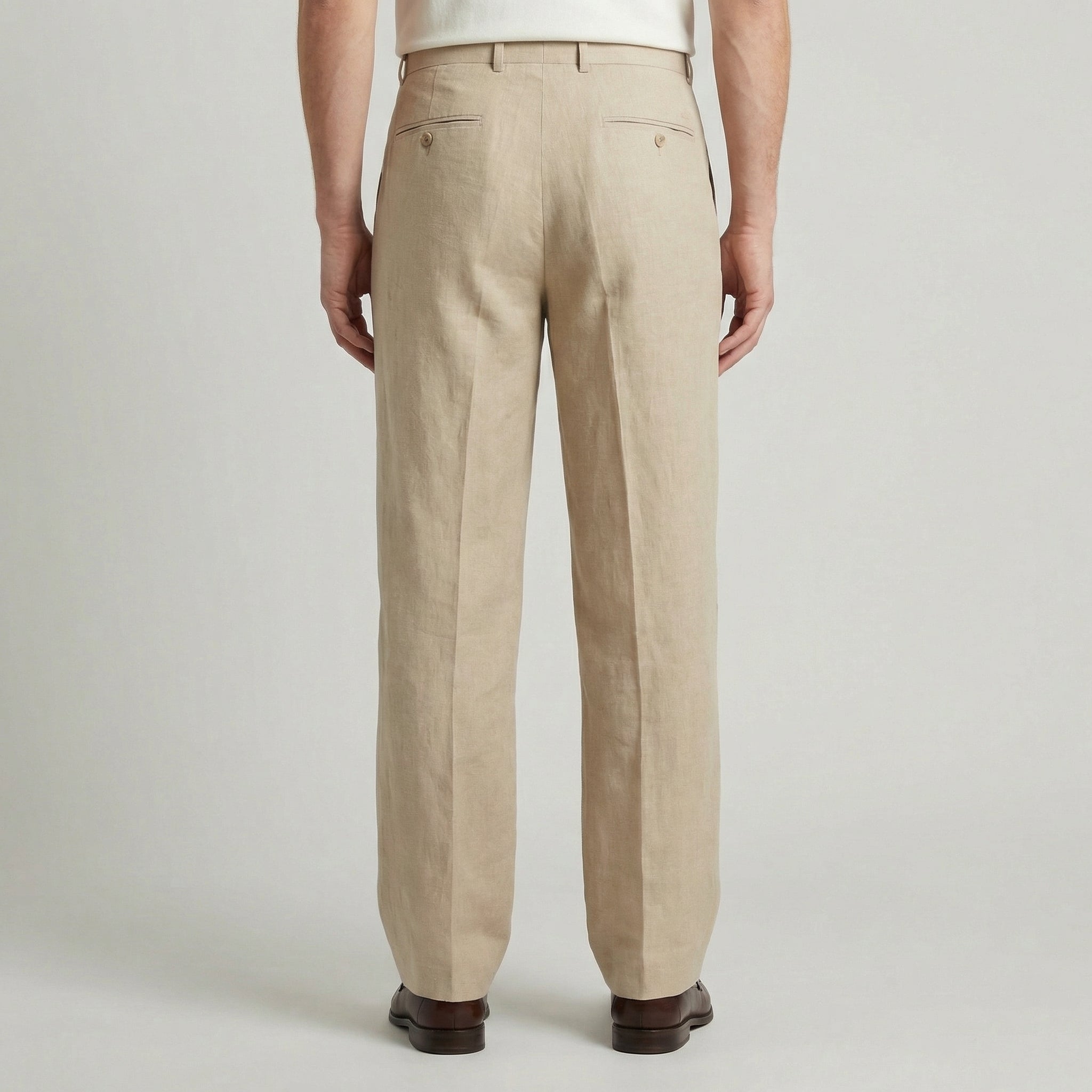 Široké společenské kalhoty s pukem