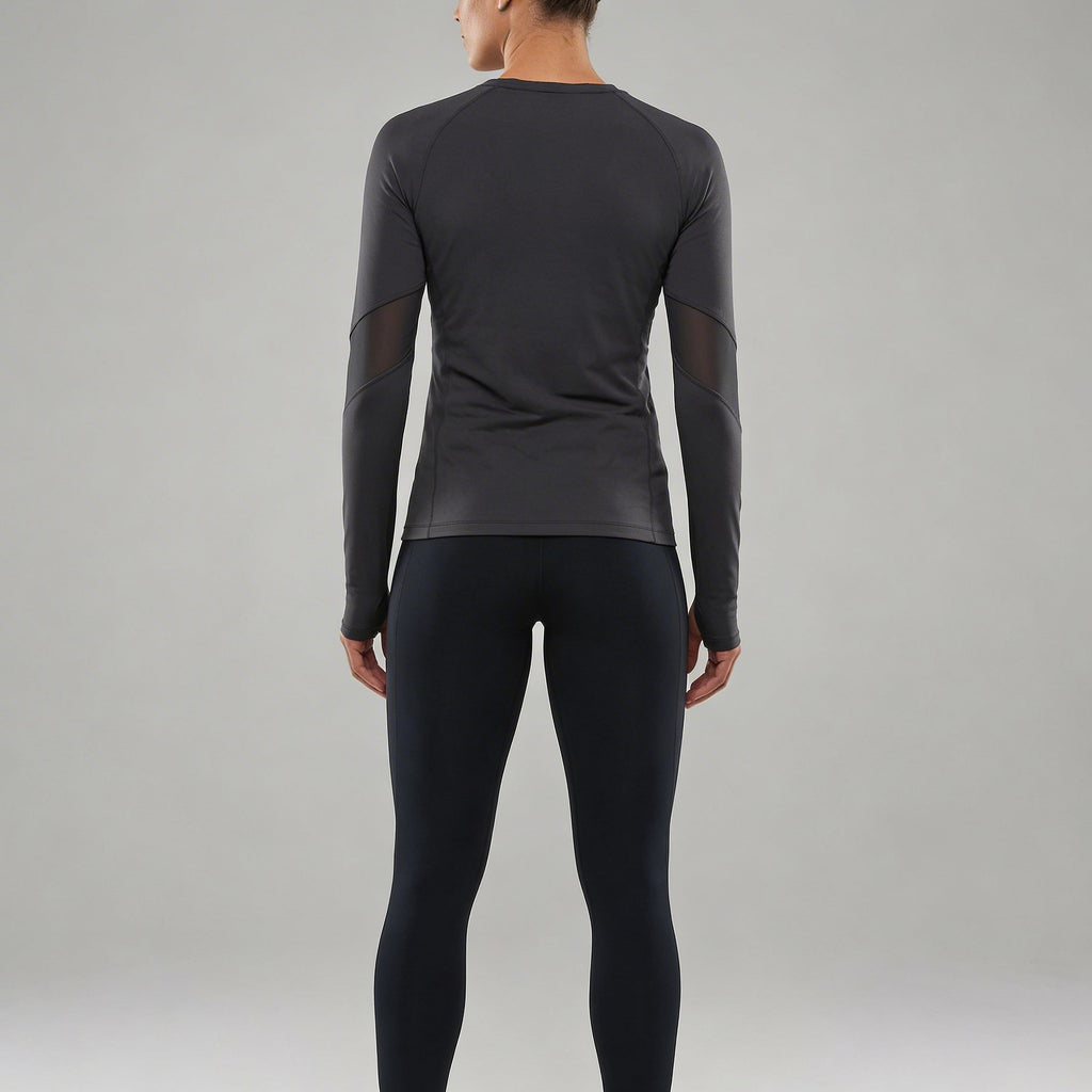 Sportovní top s dlouhým rukávem a otvory na palce