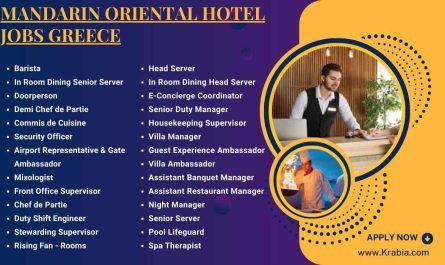 Mandarin Oriental Hotel Jobs Greece