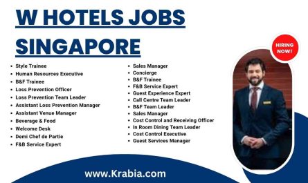 W Hotels Jobs Singapore