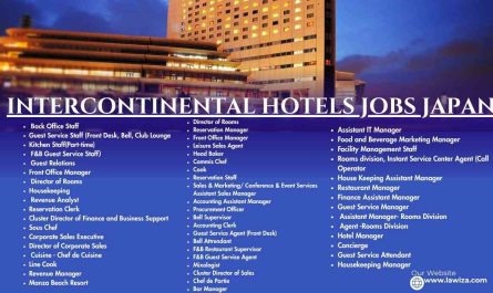 InterContinental Hotels jobs Japan